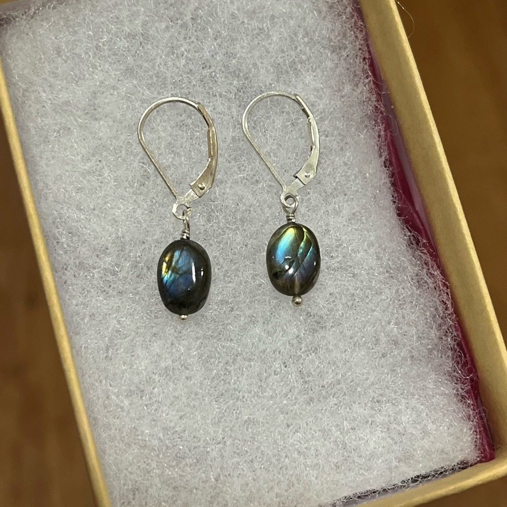 Labradorite Earrings